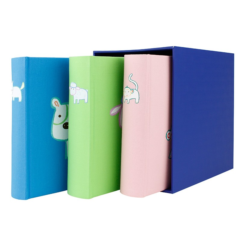 Set 3 albume foto Baby, 600 poze 10x15, slip in, spatiu notite, cutie decorativa - imagine 13
